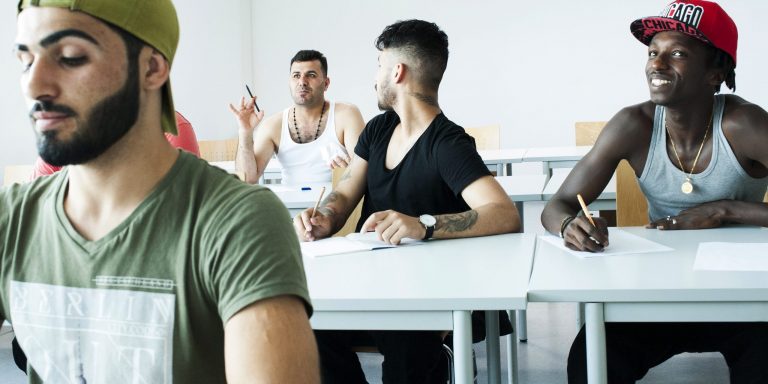 Auszubildende im Unterricht