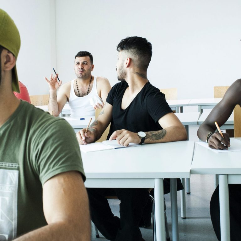 Auszubildende im Unterricht