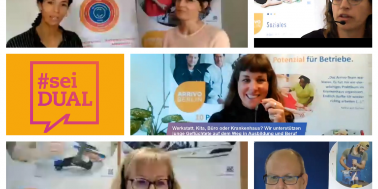 Collage mit den teilnehmenden Referentinnen und Referenten